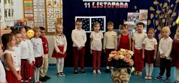 Dzień Niepodległości- przedstawienie w grupie Sówki, 